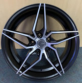 17" Velsen 101 Wheel 🔥 17X7.5 +38 5X114.3 🔥73.1 Black Machined Rim ✅ Limited🔻