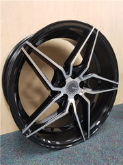 17" Velsen 101 Wheel π₯ 17X7.5 +38 5X114.3 π₯ C.B 73.1 Black & Machined Rim β