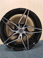 17" Velsen 101 Wheel π₯ 17X7.5 +38 5X114.3 π₯ C.B 73.1 Black & Machined Rim β