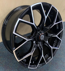 17" Velsen VEL 108 Wheel 17X7.5 5X114.3 +38 π₯ C.B 73.1 Gloss Black Machined Rim β