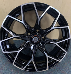 17" Velsen VEL 108 Wheel 17X7.5 5X114.3 +38 π₯ C.B 73.1 Gloss Black Machined Rim β