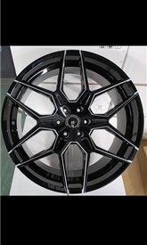 24" Street Force SF22124 Wheel 🔥 24X10 6X139.7 +30 🔥 CB78.1 Gloss Black Machined Window Rim✅