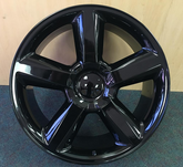 24" STW 278-M LTZ Replica Wheel 🌟 24X9.5 +30 6X139.7 🌟 C.B 78.1 Gloss Black Rim