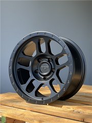 17" AGP 301 TRUX Offroad Wheel 🔥 17X9 6X139.7 -12 🔥 C.B 106.2 Black 🔻 Last Rim