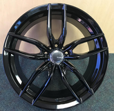 17" Velsen Wheel 533-M 🌟 17X7.5 +38 5X114.3 🌟 C.B-73.1 Gloss Black Rim