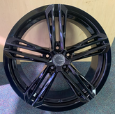 18" Velsen Wheel 563-M 🌟 18X8 +38 5X114.3 🌟 C.B-73.1 Gloss Black Rim