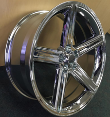 22" IROC Wheel 🌟 22X8.5 +38 5X114.3 🌟 C.B 73.1 Chrome Baller Rim ✅ Limited 🔻