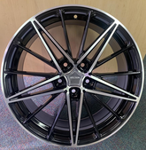 18" Velsen 608 Wheel 🔥 18X8 +38 5X114 🔥C.B 73.1 Black Machined Rim ✅ Limited🔻