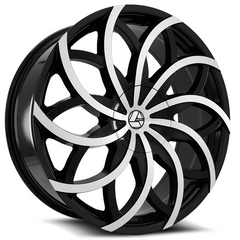22" Azara AZA-504 Wheel π₯ 22X9.5 5X115 + 5X120 +15 π₯ C.B 74.1 Black Machined Rim β
π» Last Rim β΅ β π»