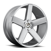 24" Street Force Baller Wheel 🔥 24X10 +15 5X139.7 🔥CB 78 Silver Machined Rim ✅