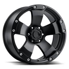 20" American Outlaw BootLegger Wheel 🔥 20X9 -10 5X127 🔥 C.B 71.5 Satin Black Rim🔻✅