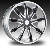 30" Dcenti DW 29 Wheel 30X10 5X127 + 5X135 +13 π₯C.B 87.1 Chrome & Black Inserts Rim β
Last β΅ π»