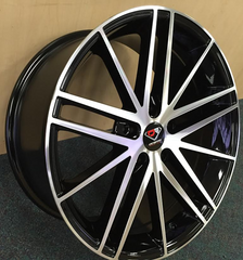20" Dcenti DCTL012 Wheel π₯ 20X8.5 +35 5X112 π₯ CB 66.6 Black Machined Rim β
