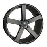 22" Drift Racing DR10 L909 Wheel 🔥 22X9 +18 5X115 🔥 C.B 74.1 Satin Black Rim ✅