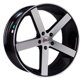 22" Drift Racing DR10 L909 Wheel 🔥 22X9 +35 5X114.3 🔥CB74.1 Black Machined Rim ✅