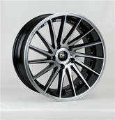 17" DRIFT Racing DR242 Wheel π₯ 17X8.5 +30 5X114.3 π₯CB73.1 Black Machined Rim β
