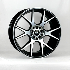 15" DRIFT Racing DR306 Wheel 🌟 15X7 +25 5X100 + 5X114.3 🌟 C.B 73.1 Black Machined  Rim ✅