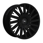 20" Drastic DS10-M Wheel 🌟 20X8.5 +35 5X114.3 + 5X120 🌟 C.B 74.2 Black Rim