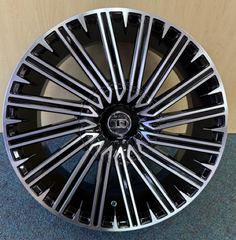 20" Drastic DS10-M Wheel 🌟 20X8.5 +35 5X110 + 5X114.3 🌟 C.B 73.1 Black & Machined Rim