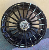 20" Drastic DS5-M Wheel π 20X8.5 +38 5X110 + 5X114.3 π C.B 73.1 Black Rim