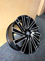 20" Gima GM6-RD Wheel 🌟 20X8.5 +30 6X139.7 🌟 C.B 78.1 Black & Machined Rim Right Direction