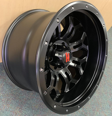 20" HAVOK H108 Wheel 🔥 20X12 -44 8X180 🔥CB 125 Matte Black & Machined Rim 🔻