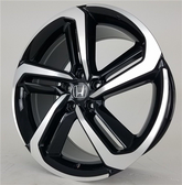 18X8 Fit Honda Accord Sport π₯Replica Stock Wheel π₯ Black & Machined Rim π₯β