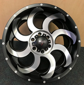 20" RDR 14-M Offroad Wheel π₯ 20X10 +0 5X127 π₯ C.B 78.1 Matte Black Machined Rim β