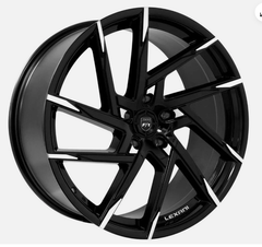 20" Lexani Senna Wheel 🔥 20X10 +40 5X112 5X114.3 🔥 Black Machined Tips Rim🔻✅