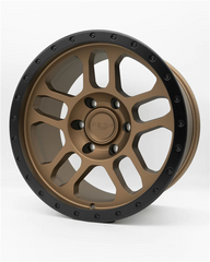 17" AGP 301-8 TRUX Offroad 17X9 -12 5X127 C.B 71.5 Bronze W/Black Ring