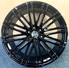 22" VERSANTE VE227-M Wheel π₯ 22X9.5 +30 6x139.7 π₯ C.B 78.1 Black Silver Bolt Rim β