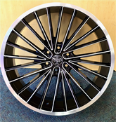 24" VERSANTE VE249-M Wheel 🔥 24X9.5 +30 6X139.7 🔥C.B 78.1 Black & Milled Rim ✅