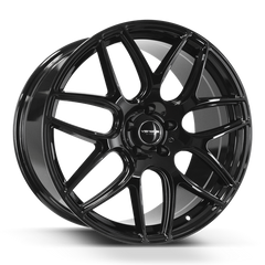 20" VERSUS VS103 Wheel 🌟 20X8.5 +35 5X120 🌟 C.B 73.1 Gloss Black Rim ✅ Limited