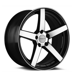 20" VERSUS VS541 Wheel 🌟 20X8.5 +35 5X120 🌟CB 73 Black Machined Baller Rim ✅🔻