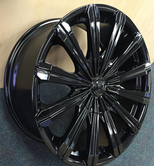 20" Borghini B18-M Wheel 🌟 20X8.5 +38 5X100 + 5X114.3 🌟 C.B 73.1 mm Black Rim