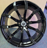 17" Borghini B32-M Wheel 🌟 17X7.5 +38 5X100 + 5X114.3 🌟 C.B 73.1 mm Black Rim