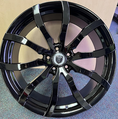 17" Borghini B32-M Wheel 🌟 17X7.5 +38 5X100 + 5X114.3 🌟 C.B 73.1 mm Black Rim