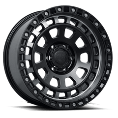 17" American Outlaw Maverick Wheel 🔥 17X8.5 -5 6X139.7 🔥C.B 106.2 Black Rim🔻✅