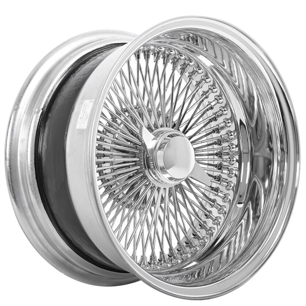 13" Wire Wheel 100 Spoke Reverse Spokes 🔥 13X7 🔥 Chrome Rim ✅ Limited 🔻