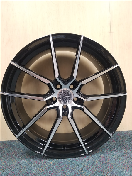 18" Velsen 103 Wheel 🔥 18X8 +38 5X114.3 🔥 C.B 73.1 Black & Machined Rim ✅⌛