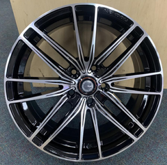 17" Velsen VEL 107 Wheel 17X7.5 5X114.3 +38 🔥 C.B 73.1 Black Machined Rim ✅