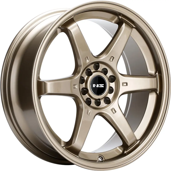 15" NS 1507 Wheel 🔥 15X6.5 +38 4X100 + 4X114.3 🔥C.B 73.1 Bronze Rim ✅ Limited