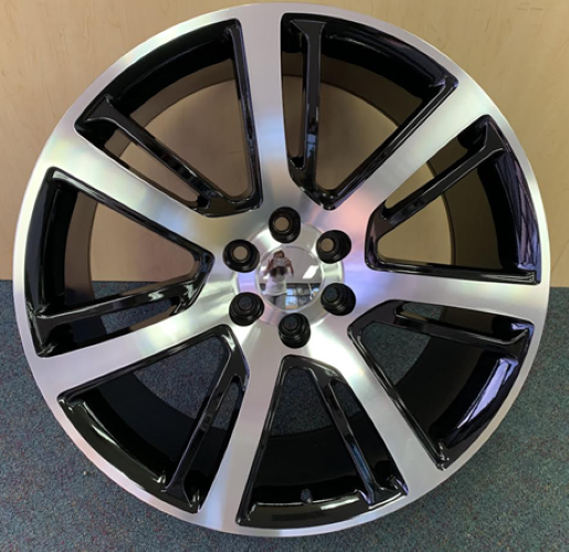 24" Replica STW228 Wheel 🔥24X10 +30 6X139.7 🔥Fit Escalade Black Machine Rim✅🔻