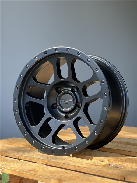 17" AGP 301 TRUX Offroad Wheel 🔥 17X9 6X139.7 -12 🔥 C.B 106.2 Black 🔻 Last Rim
