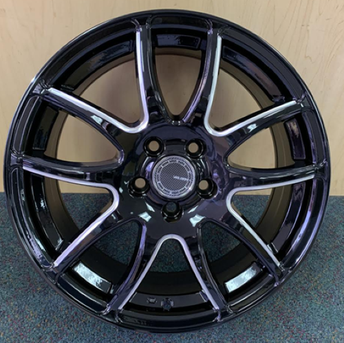 16" Velsen VEL 499-M Wheel 16X6.5 5X114.3 +38 🔥 C.B 73.1 Gloss Black Rim ✅