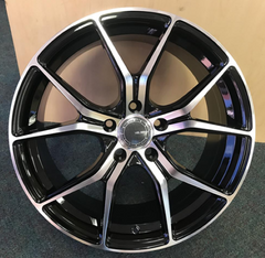 18" Velsen VEL 531 Wheel 🔥 18X8 +38 5X114.3 🔥73.1 Black & Machined Rim ✅🔻⌛