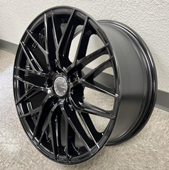 16" Velsen Wheel 555-M 🌟 16X6.5 +38 5X114.3 🌟 C.B-73.1 Gloss Black Rim