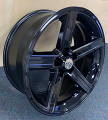 24" IROC Wheel 🌟 24X10 +10 5X120 🌟 C.B 74.2 Gloss Black Baller Rim ✅ Limited