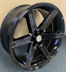 26" IROC Wheel 🌟 26X9.5 +20 6X139.7 🌟CB78.1 Gloss Black Baller Rim ✅ Limited🔻