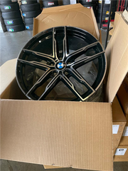 20" Fit BMW Replica Wheel 🔥 20X8.5 +35 5X120 ✅ C.B 72.6 Gloss Black Machined Rim 🔻